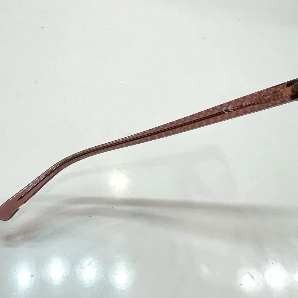 NEW Diane von Furstenberg DVF 5040 650 Translucent Pink Eyeglass Frame 52-16-135